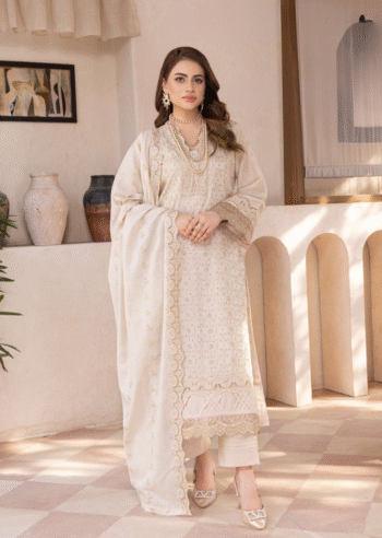 3 Piece - Embroidered Lawn Suit