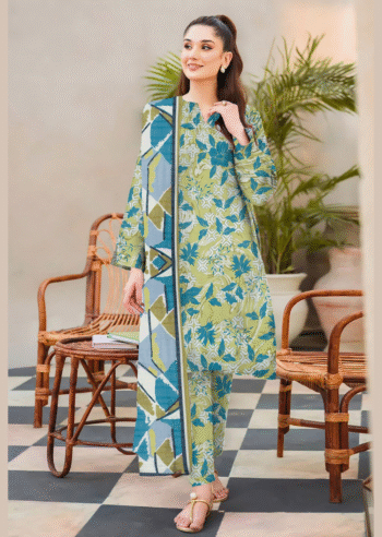 3 Piece - Printed Lawn Suit