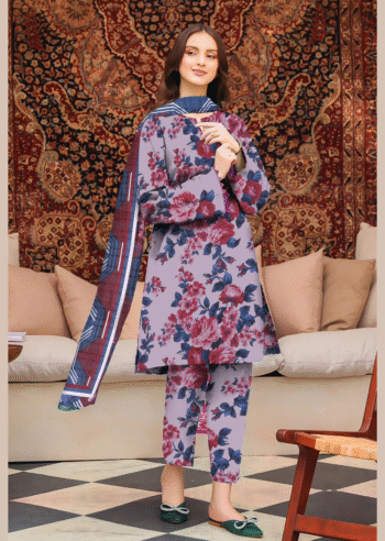 3 Piece - Printed Lawn Suit