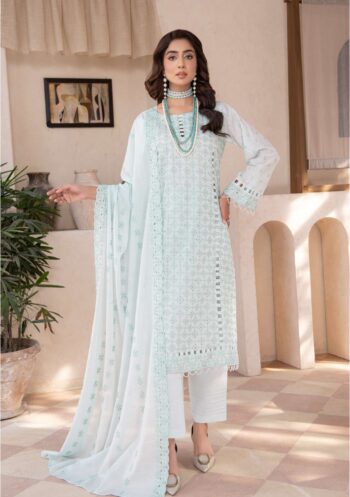 3 Piece - Embroidered Lawn Suit