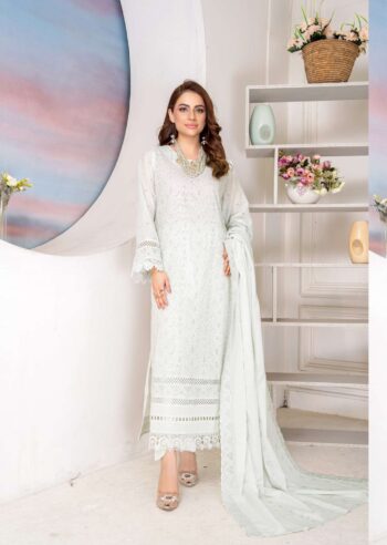 3 Piece - Embroidered Lawn Suit